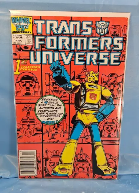 Marvel Comics 1988 The Transformers Universe #1 Comic Book.