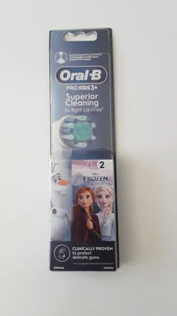 Lot De 2 Brossettes Oral-B- Reine Des Neiges