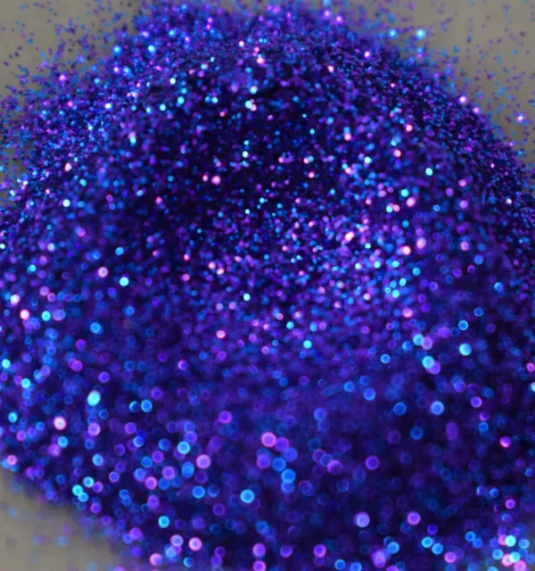 Black Magic 0.025 Holographic Metal Flake - Black Rainbow Color Shift Flake  for Car Paint - Solvent Resistant Glitter - Auto Flake Paint - 6oz 