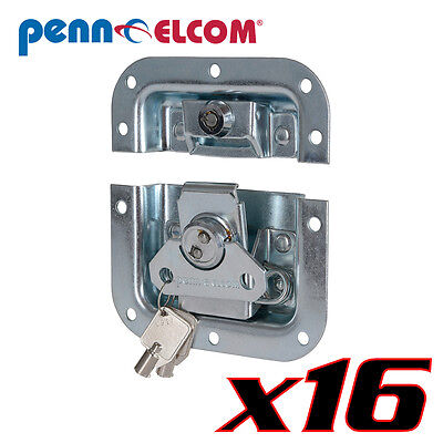 Penn-Elcom L905/927Z Locking Butterfly Latch 4.125 Zinc 