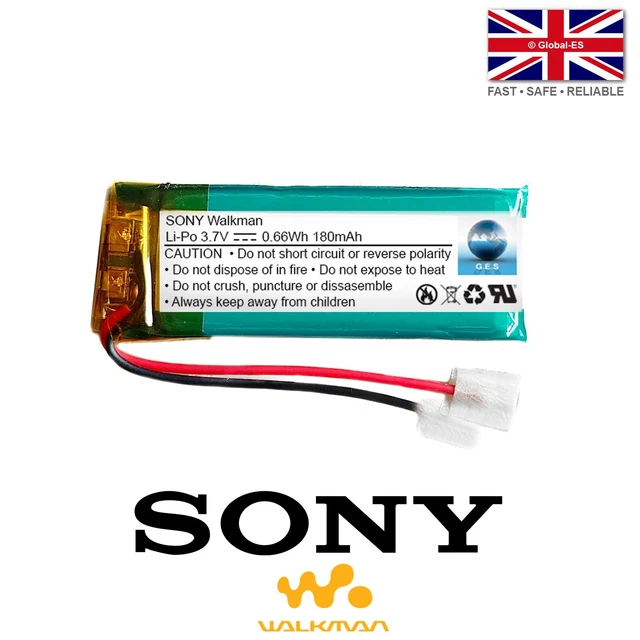 thumbnail image 2 of G.E.S Replacement Battery For Sony Walkman NWZ Series - 3.7V 900mAh Li-Po LIS1374HNPA 383450 2 of 3