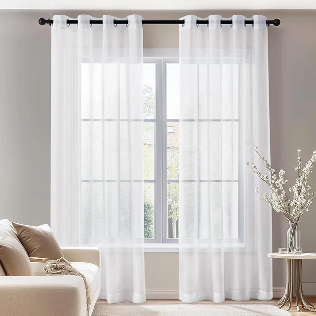 IULEE Tende Per Interni Oderne 2 Pezzi 140x245 C, Voile Tenda - 5