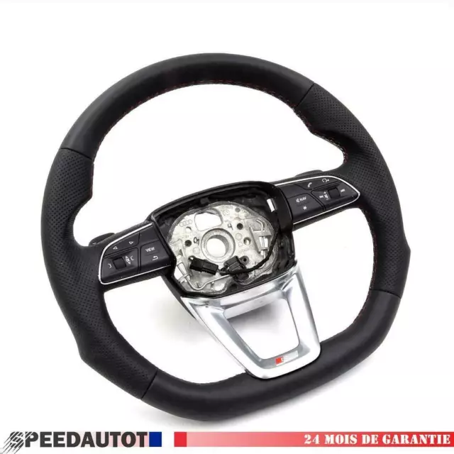 Volant multifonction cuir aplati S-LINE  DSG AUDI A4 B9 - Q5 Echange standard