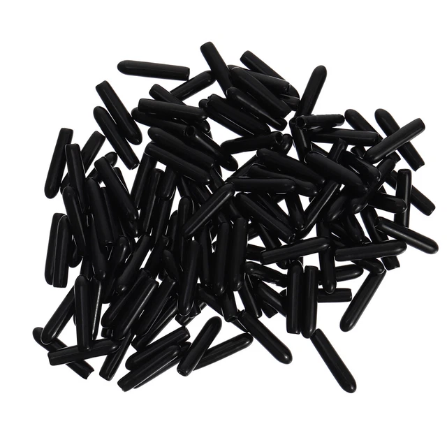 500 PCS Rubber Boot Vacuum Hose Caps Rubber Caps End Cap Helmet