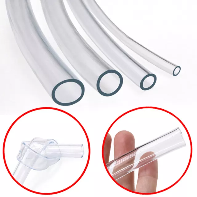 Clear PVC Soft Tubing Plastic Hose φ3mm-25mm Water/Fish/Pond/Aquariums/Air Pipe 2