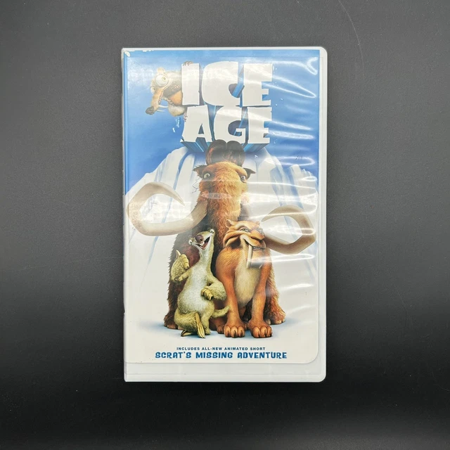 ICE AGE VHS Video Tape Movie Animated Rated PG Children Family 2002 Sid ...