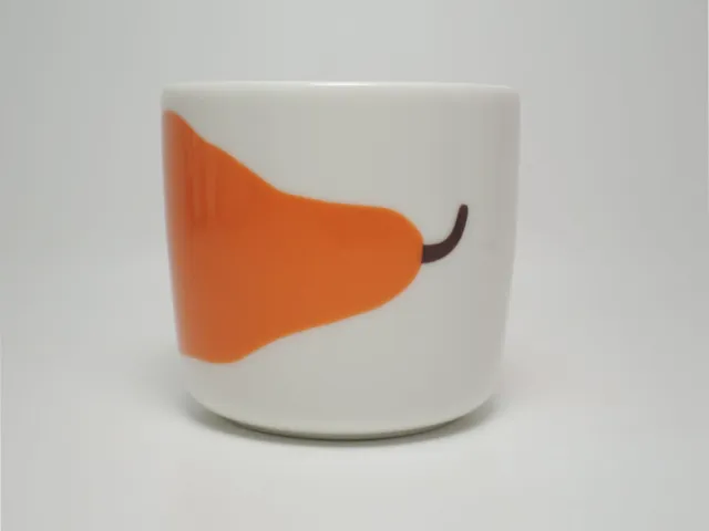 Marimekko Paaryna Orange latte mug cup porcelain Maija Isola  马克杯