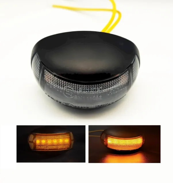 LED Umrissleuchte Dunkles Optik Gelb LKW TUNING Positionsleuchte LED Amber