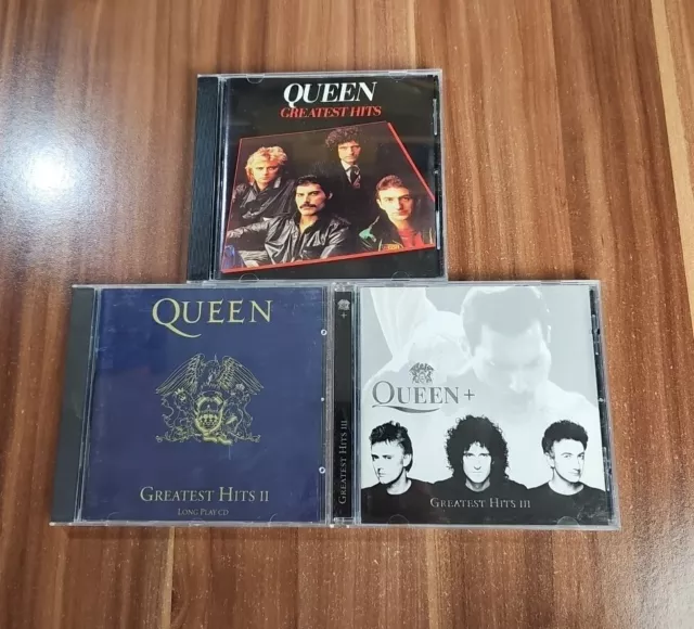 Queen - Greatest Hits 1 + 2 + 3 / I + II + III - 3 Best of Musik CDs *sehr gut*