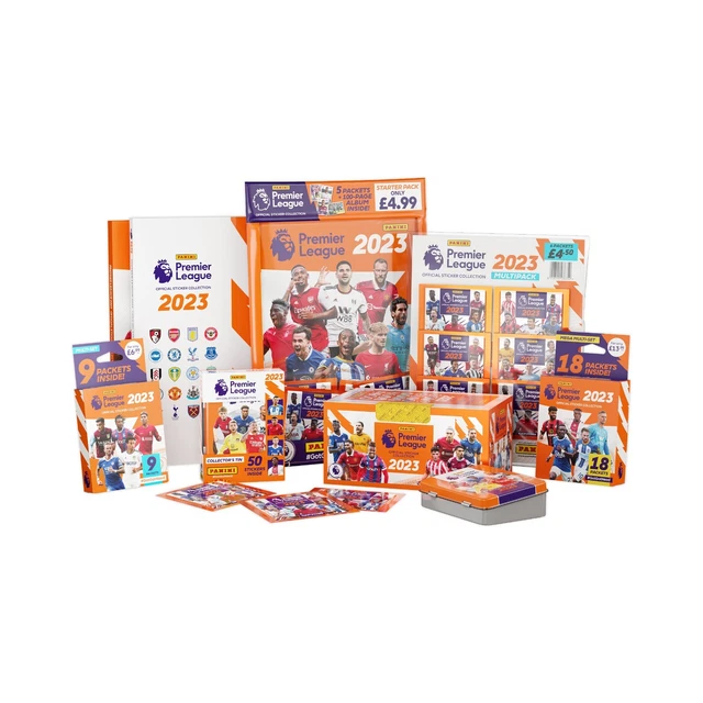 PANINI PREMIER LEAGUE 2023 stickers x50 no swaps CHEAPER THAN THE SHOPS
