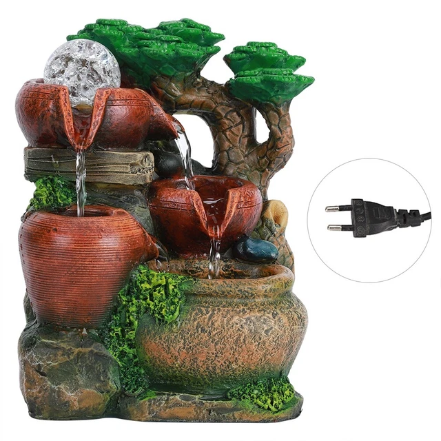 Fontaine à Eau De Table Petite Rocaille Ornement De Bureau Décoration De