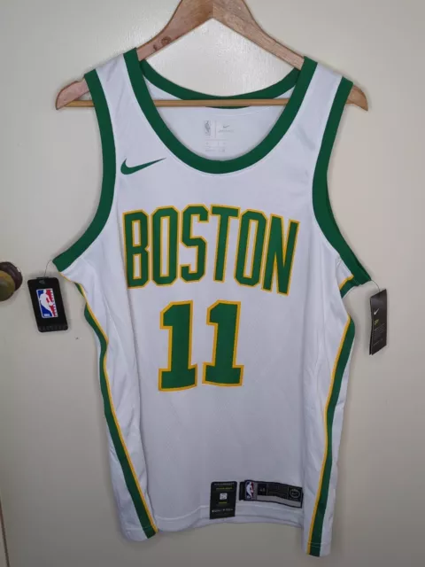 Celtics 11 Kyrie Irving Green 2018 19 Earned Edition Nike Swingman