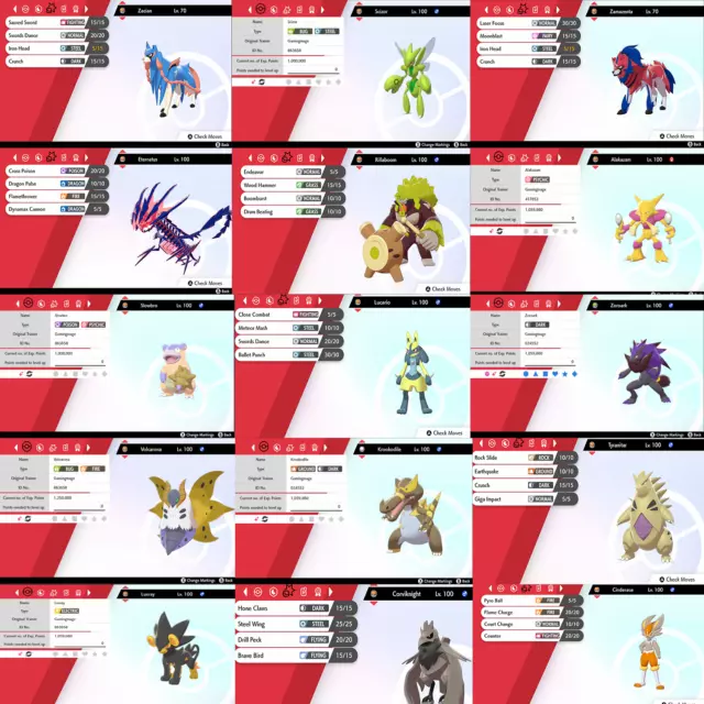 ✨Shiny 6IV Ultra Beasts ALL 11 PACK✨ Pokemon Sword and Shield 🚀Battle  Ready EVs