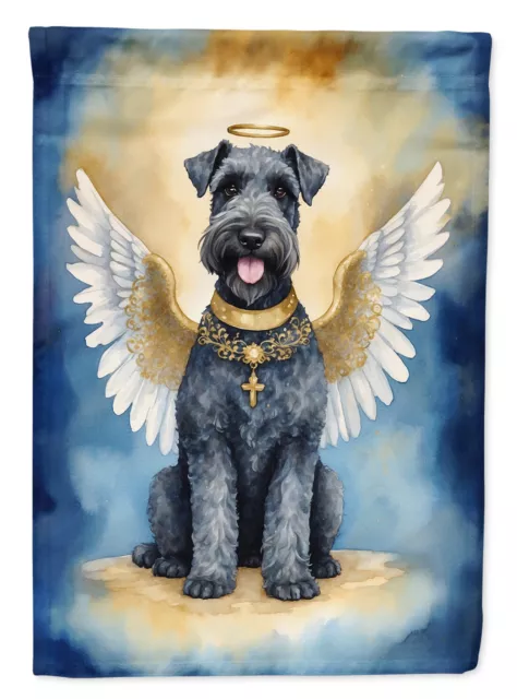 Kerry Blue Terrier My Angel Flag Canvas House Size DAC7022CHF