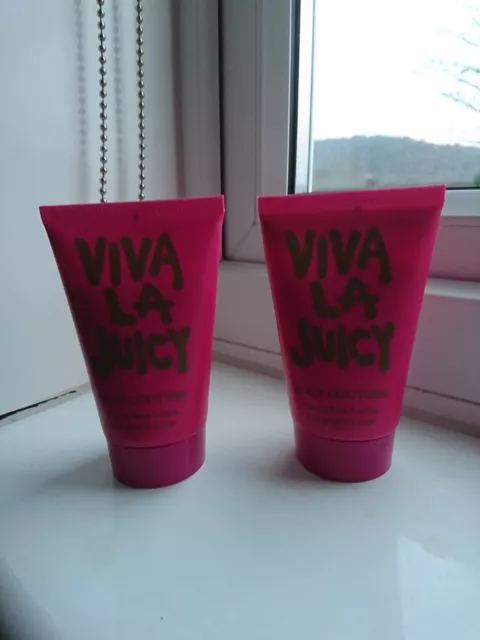 JUICY COUTURE RARE Viva La Juicy Body Lotion 2 X 125 Ml New Not