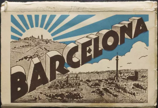 Barcelona. Barcelona. Set Da 6 Cartoline Nº 96, 27, 14, 18, 21 E 62. Zerkowitz