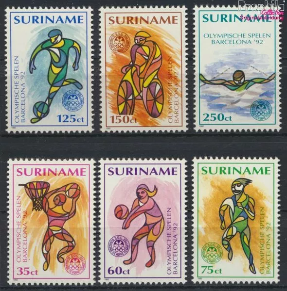 suriname 1407-1412 (complete issue) unmounted mint / never hinged 1992 (9861707