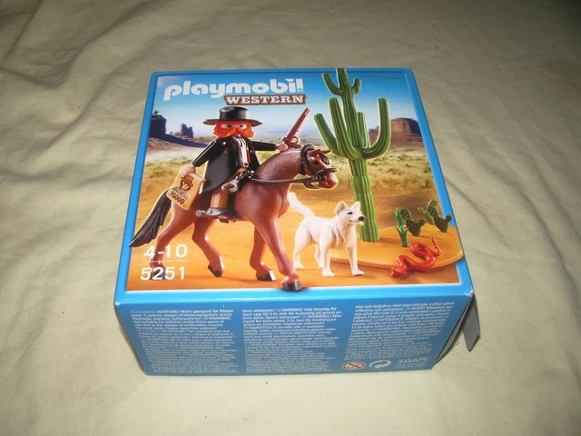 POLICE MONTÉE CANADIENNE Playmobil À Cheval Canada Carabine Western RAR EUR 35,78 - FR