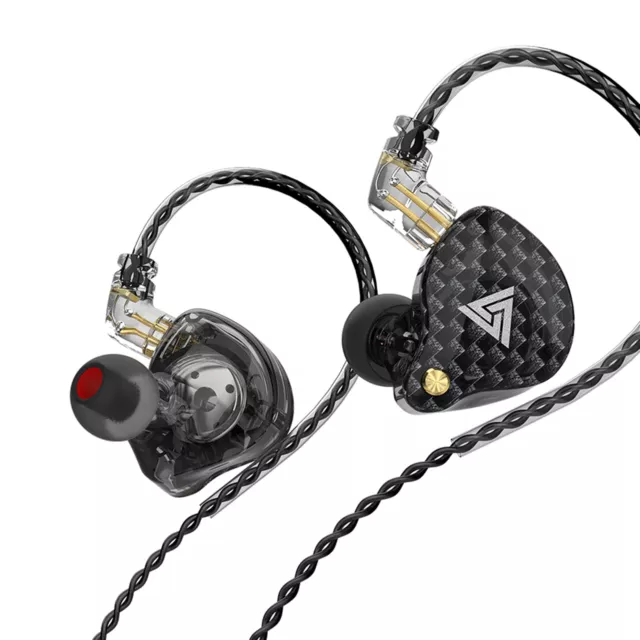 QKZ VK4 3.5mm Wired Headphones In-ear Sports Headset Moving Coil V6O0