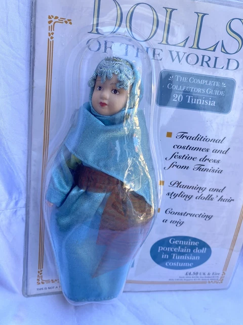 GENUINE PORCELAIN DOLL In Tunisian Costume - Dolls of The World ...