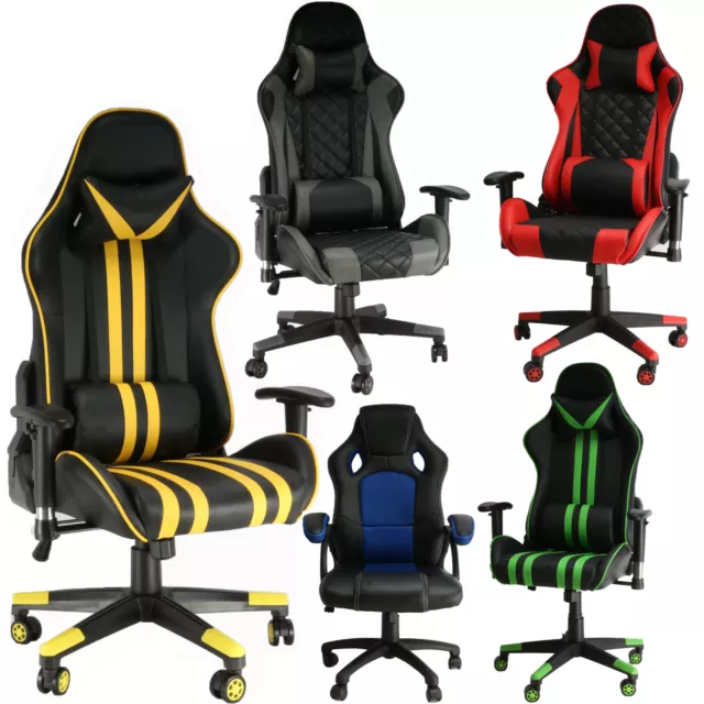 Luxury Executive Racing Gaming Office Chair Gas Lift Swivel Computer Desk Chairs