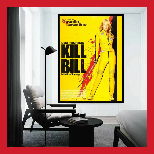 Poster Kill Bill Sur Toile - 50x75 Cm, Décoration Murale Moderne Pour Salon Ou Chambre