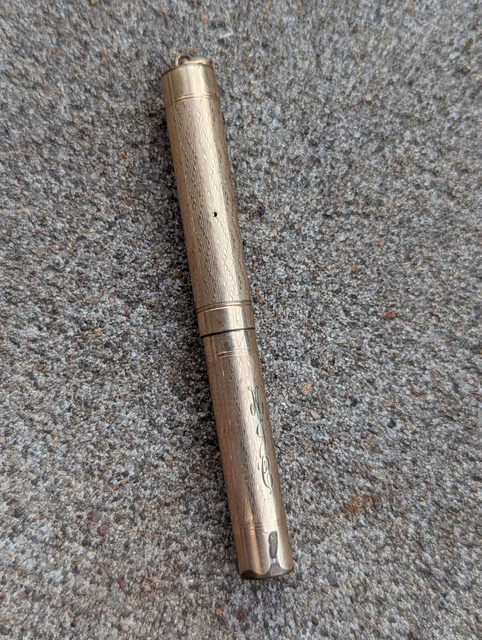 Rare WAHL EVERSHARP RING TOP Gold Filled Lever Fill Fountain Pen C7