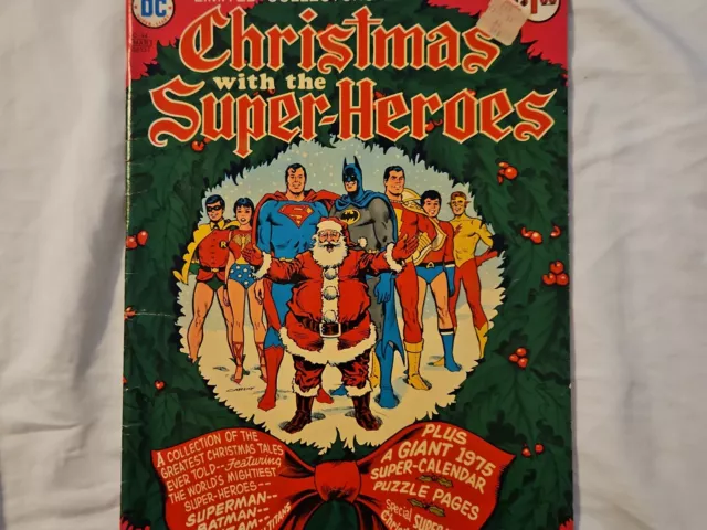 DC L1975  Limited Collectors Edition Christmas with the Super-Heroes C-34 Comic