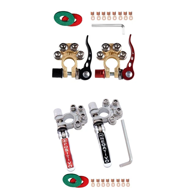 UNIVERSAL 4 WAY Battery Terminal Connector Battery Connector Hexagon