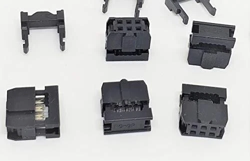 25-Pack IDC 2X3 6 Pins Dual Row Sockets for Ribbon Cable