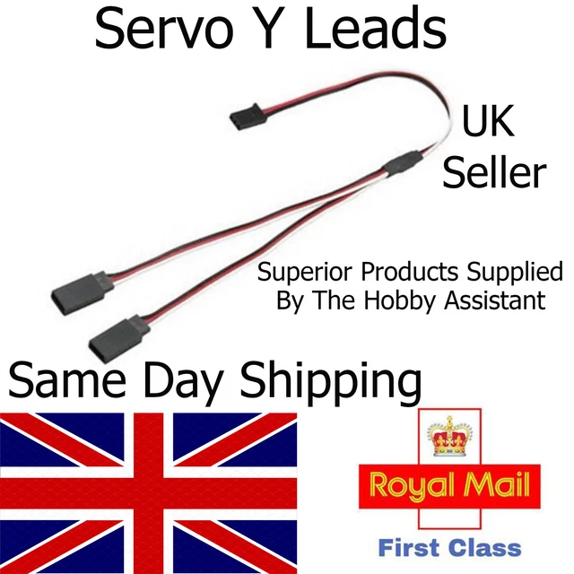 SERVO Y LEAD Extension Male Female Connector Wire Cable Futaba JR