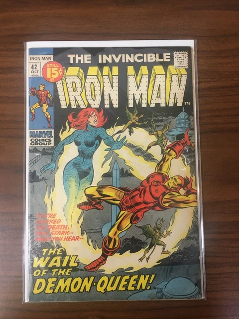 THE INVINCIBLE IRON MAN #42 October 1971 Vintage Avengers.     (C)