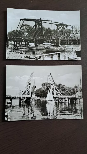 Ak Greifswald Wieck Klappbrücke ungelaufen