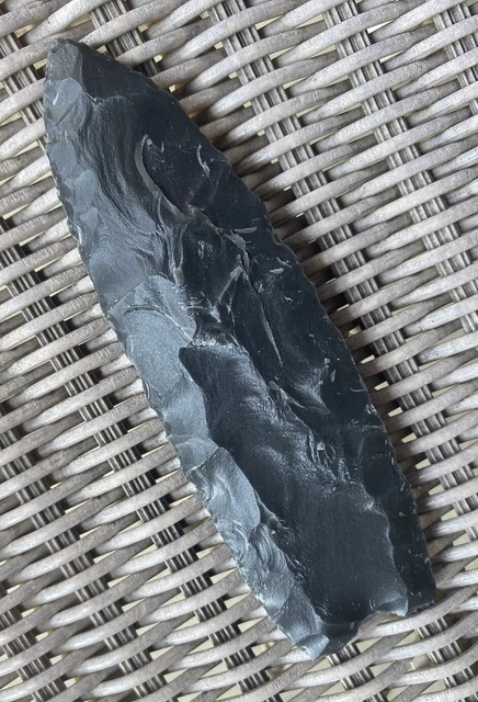 California Dacite Clovis Spearhead  Flint Knapping