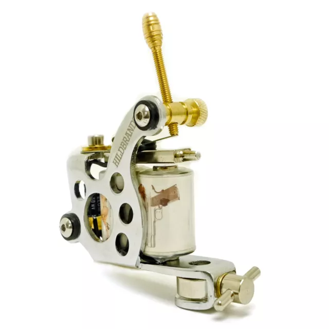 HILDBRANDT .44 Magnum Tattoo Machine 10 Wrap LINER Tatoo GUN COIL Tatuage