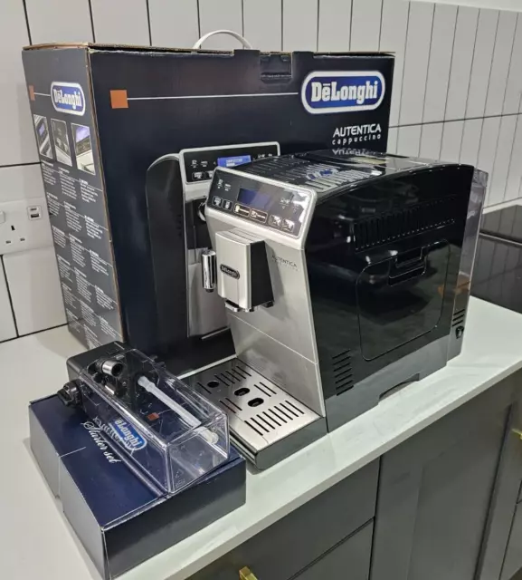 DeLonghi  ETAM29.660.SB Autentica Coffee Machine - Silver/Black