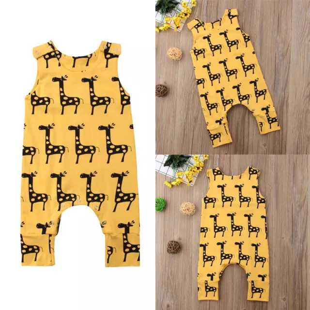 Infant Baby Cotton Romper Jumpsuit Newborn Boys Girls Bodysuit Outfits Clothes