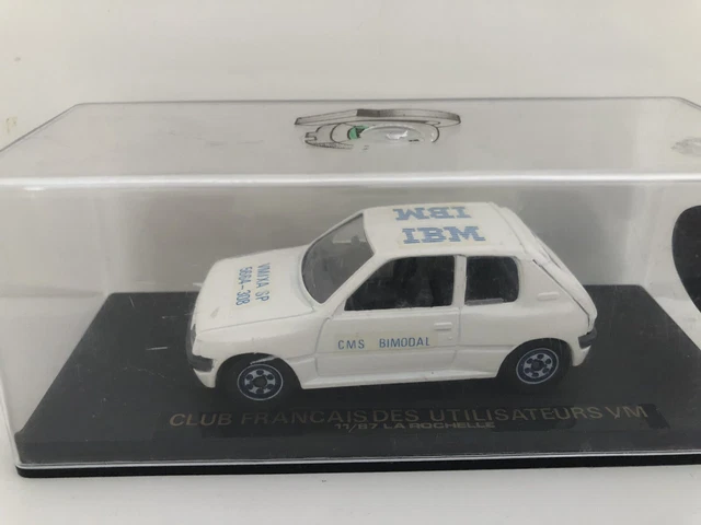 VEREM ou SOLIDO 1/43 Peugeot 205 Publicitaire Ibm