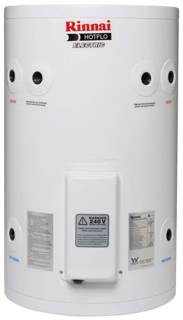 Rinnai HotFlo 50L 3.6kW Hardwired Electric Hot Water Storage Tank EHF50S36