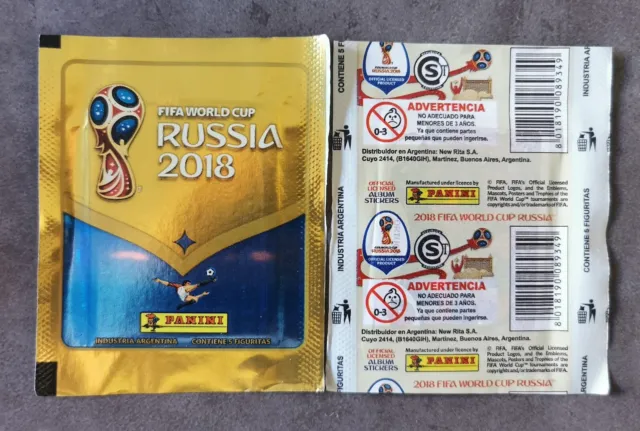 PANINI - RUSSIA 2018 - Industria Argentina - bustina sealed packet WC WM 2006