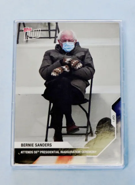 2021 Topps Now #21 BERNIE SANDERS Inauguration Ceremony **PACK OF 10** RARE FIND