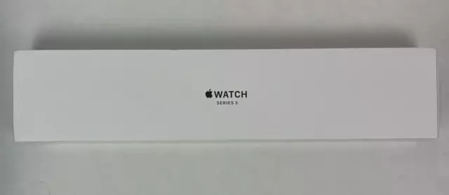 Apple Watch Series 3 BOX ONLY-42mm Case Space Gray Aluminum-Sport Band Black