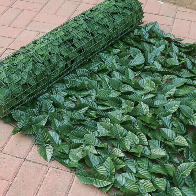 3M Sichtschutzhecke Windschutz Efeu Sichtschutz Balkonverkleidung Blätterzaun DE