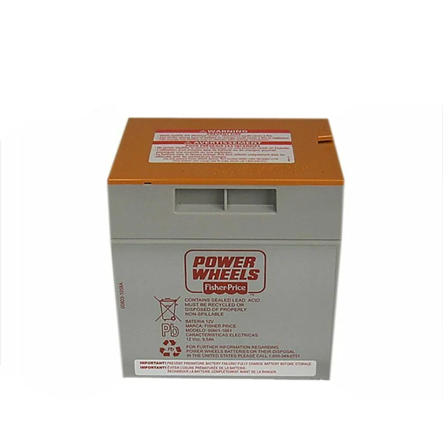POWER WHEELS 008011661 Orange Top 12V Battery Fisher Price Genuine 73