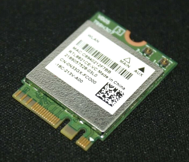 WLAN MINI M.2 2230 REALTEK RTL8821CE 802.11 AC 1x1 BT 4.2 / 250 256 255 G7 15-DA 15-DB SERIES - Foto 9