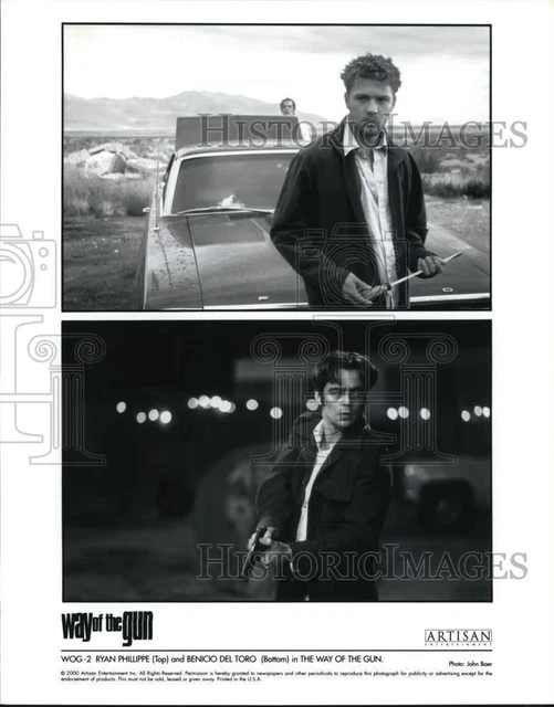 2000 Press Photo Ryan Phillippe & Benicio Del Toro in "Way Of The Gun"