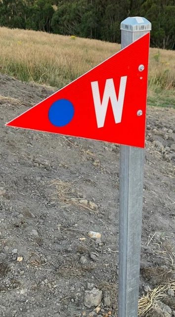 WATER POINT CFA Aluminium Sign (Static Water Point Sign) Double sided ...
