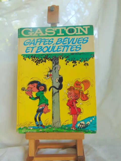 Gaston Lagaffe 11 - Gaffes, bévues et boulettes - E.O 1973 - Franquin-Dupuis -BD