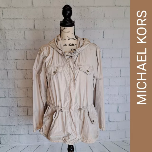 Sz Lg Michael Kors windbreaker anorak