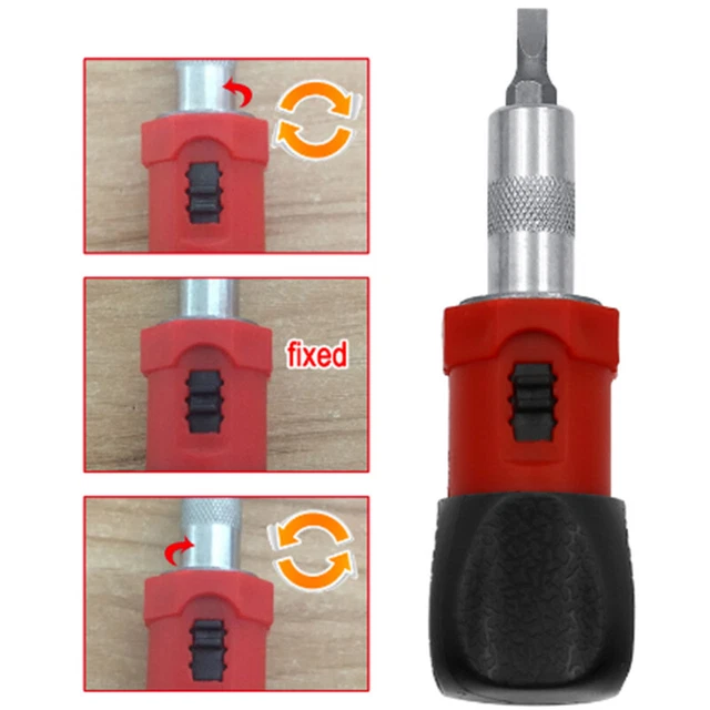 Cacciavite a cricchetto chiave 6,35 mm maniglia chiave maniglia a cricchetto presa azionamento a vite.H7